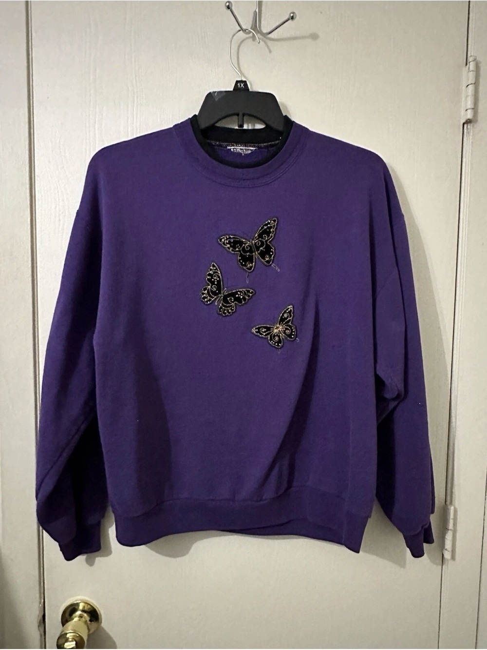 Butterfly Sweatshirt See Measurements No Tag